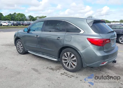 2014 Acura Mdx Technology Package из США, поврежденный, VIN 5FRYD3H46EB016257